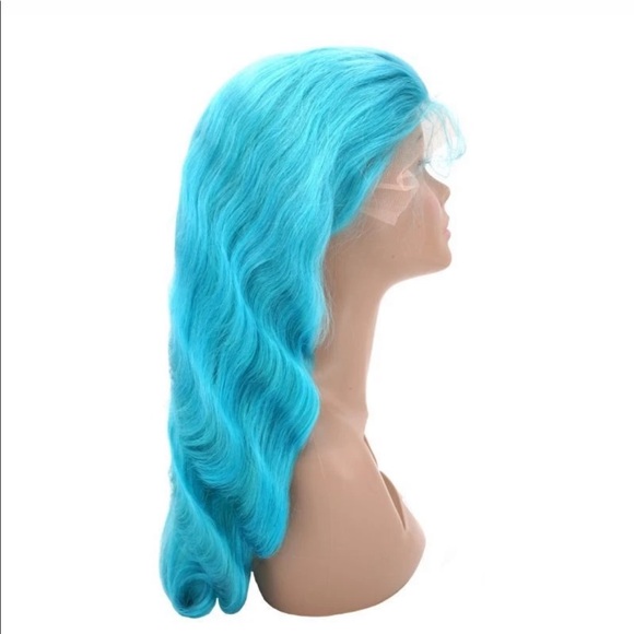 New Teal Temptress Front Lace Wig 24” main image 13